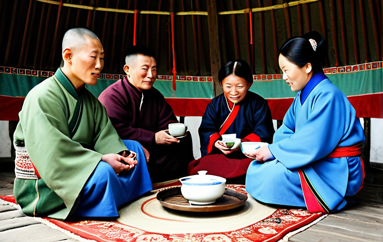 몽골 현지 음식을 배우는 체험 - Modern Mongolian Cuisine**

A professional chef in a modern restaurant kitchen, plating a contempora...