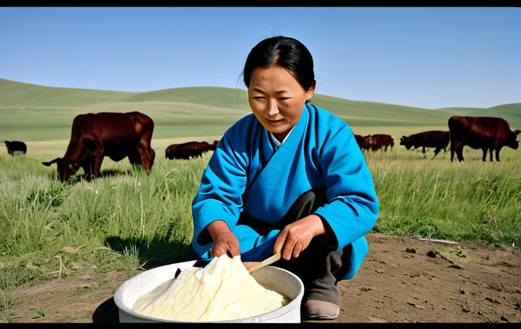 몽골 현지 음식을 배우는 체험 - Traditional Tea Ceremony**

A Mongolian family, fully clothed in traditional Deel clothing, gathered...