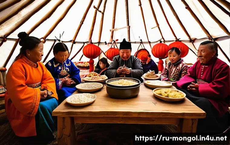 몽골의 전통적 명절 행사 관련 이미지 1